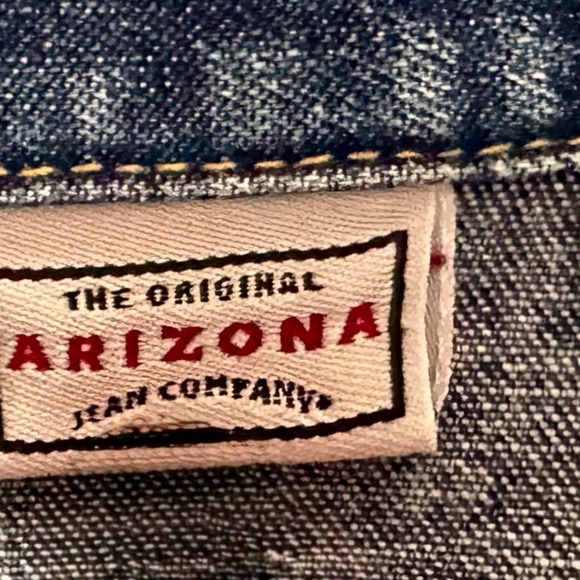 Original Arizona Jean Co Women's Denim Top Zippers 100% Cotton Size XL NWOT - Picture 3 of 13